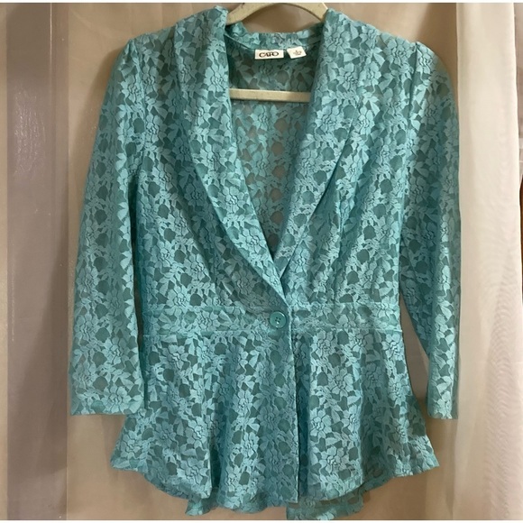 Cato lace one button jacket - Picture 1 of 7